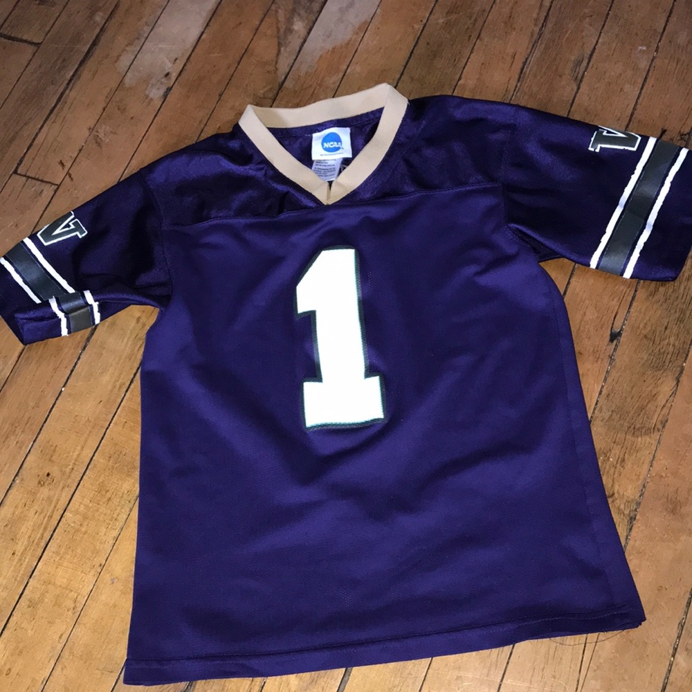 NCAA Purple Kids Football‎ Jersey Washington Huskies